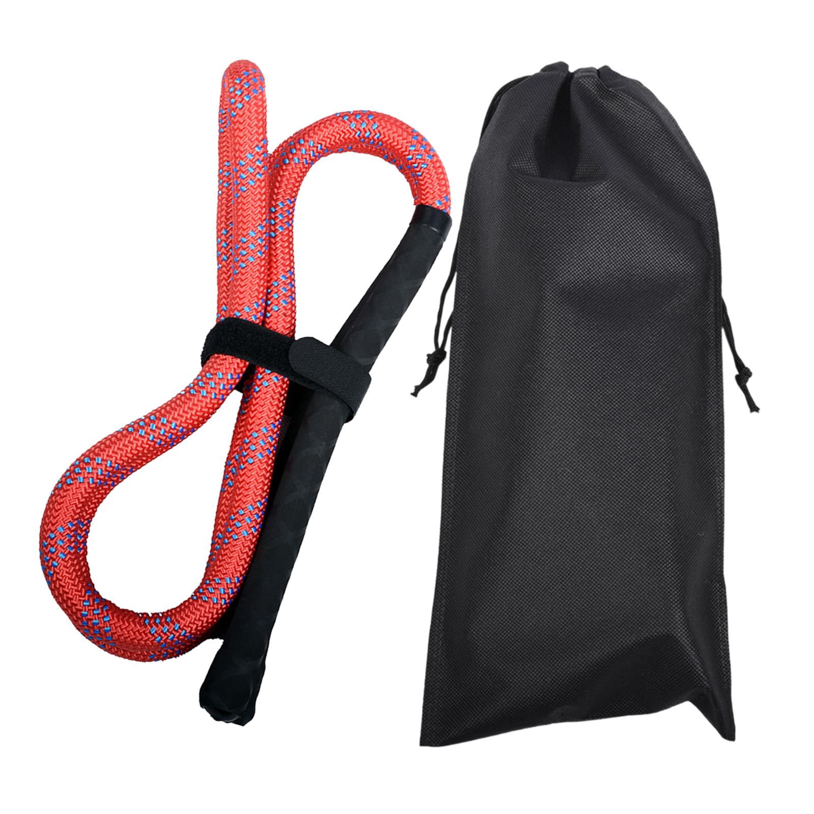 harayaa Golf Swing Rope Trainer Golf Practice Anti Slip Grip Golf Swing Red Rope Black Grip