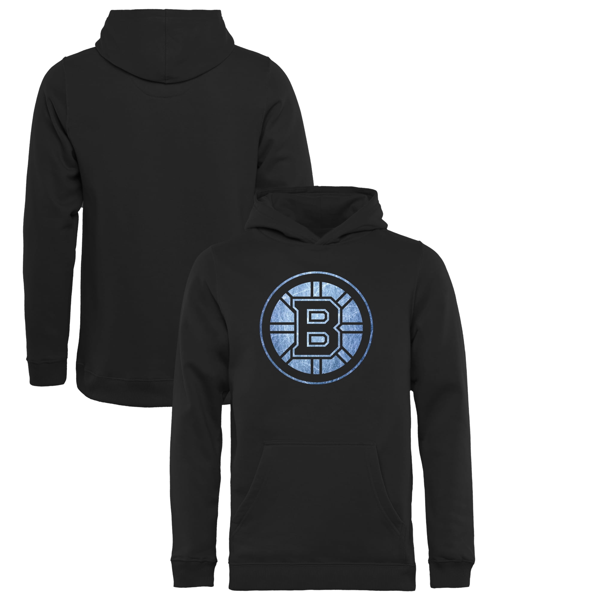 Boston Bruins Youth Pond Hockey Pullover Hoodie Black by Football Fanatics/Ruppshirts