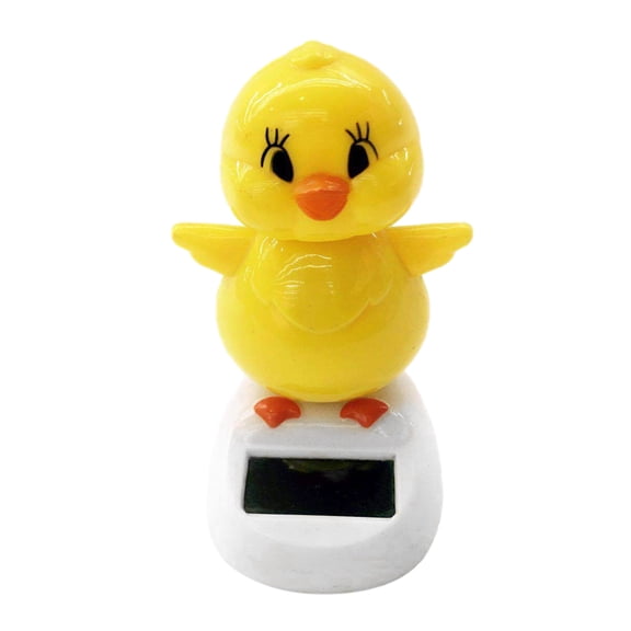 Solar Dancing Chicken for Window|Car Dashboard Toy|Solar Powered Dancing Chick, Swinging Animated Bo
