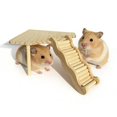 thumbnail image 2 of Hamster Platform Set, Wooden Modular Playground Stand Cage Accessories, 2 of 9