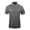Charcoal, variant on Midweight Men's Short Sleeve Polo, Moisture-Wicking Uniform Shirt