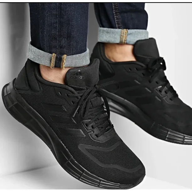 New Ad-id-as Duramo 10 Men’s Athletic Shoe Running Sneaker Black Trainer Size 10.5