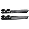 thumbnail image 1 of 2 uds pegatinas de tubo de escape doble simulado de plástico para coche accesorio de estilo de coche, 1 of 8