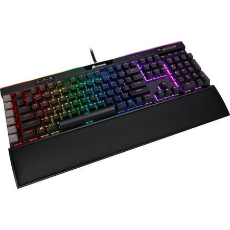 CORSAIR K95 RGB PLATINUM XT Mechanical Gaming Keyboard, Backlit RGB LED, CHERRY MX SPEED RGB Silver, Black