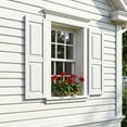 thumbnail image 6 of Barara King Window Shutters with Premium Board and Batten, Plantation Shutters with Squared Design and Easy Mount for Farmhouse, Home Office, Living Room, Bedroom, White(14"*39"), 6 of 8