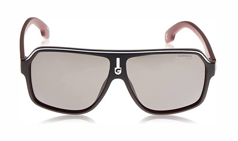 Carrera Navigator Sunglasses 1001/S BLXM9 Black/Red Polarized 62mm