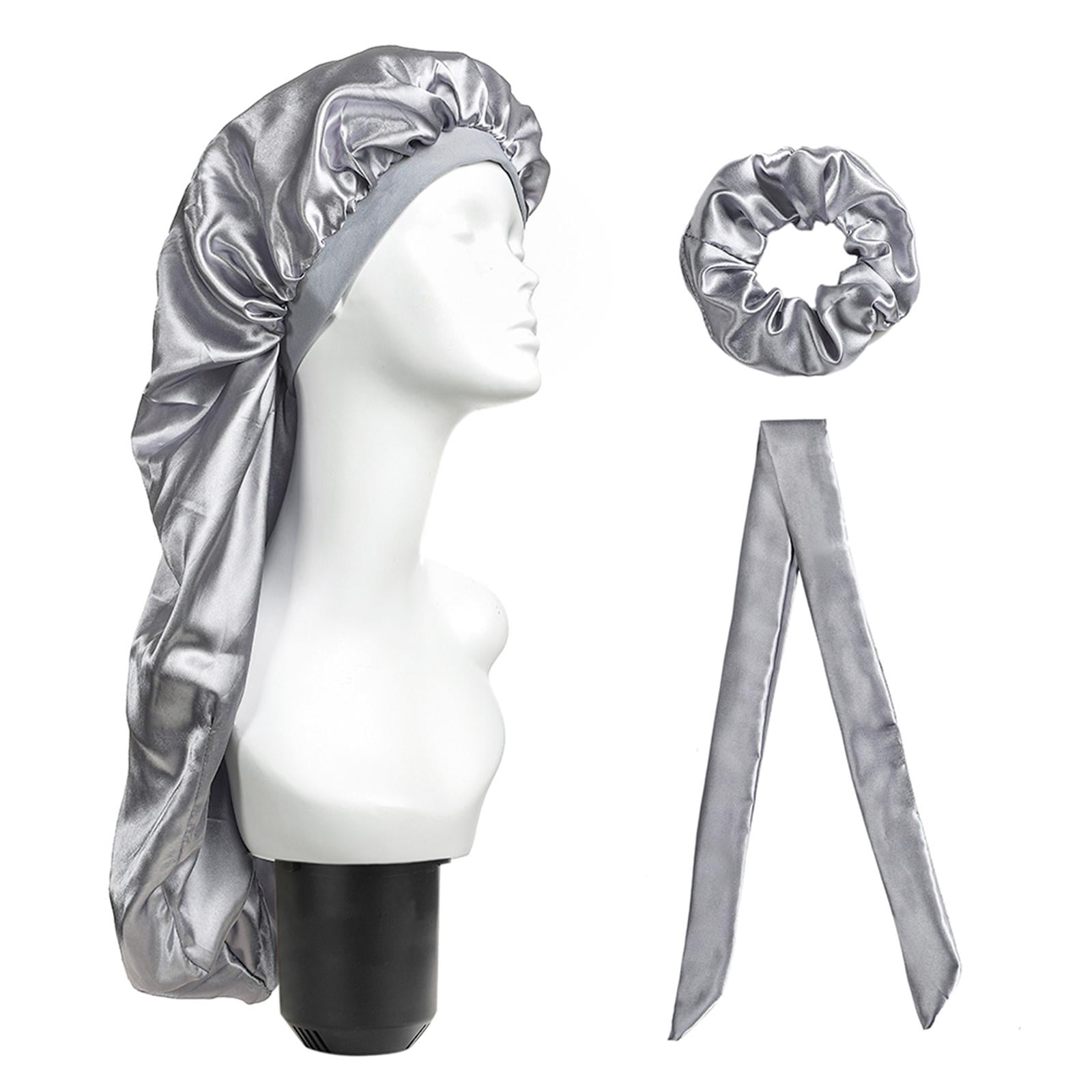 Bothyi 5xLong Satin Bonnet Sleep Caps Comfortable Silky for Long Curly Hair