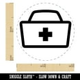 thumbnail image 2 of Nurse Cap Hat Self-Inking Rubber Stamp Ink Stamper - Pink Ink - Mini 1/2 Inch, 2 of 7