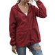 thumbnail image 1 of Impermeables para Mujer, Impermeables, Resistentes Al Viento, Ajustables, con Capucha y Bolsillos. Vino Tinto S, 1 of 9