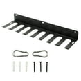thumbnail image 2 of YAOMOBB Heavy Duty Bat Holder Metal Baseball Bat Holder Display Stand Easy to Install Rustproof Softball Storage Rack for Training and Competition, 2 of 6