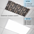 thumbnail image 4 of 1 Pack Magnetic Fluorescent Light Covers 2x4 Ft, Cowboy Boots Watercolor Style Vintage Western Desert Magnetic Light Covers for Ceiling Lights Classroom Office Home Decor, 4 of 9