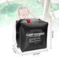 thumbnail image 4 of HIBIBUD Solar Camping Shower Bag, 10 Gallons/40L Portable Camping Shower Bag with On/Off Switchable Shower for Camping Traveling, 4 of 4
