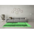 thumbnail image 3 of Ahgly Company Indoor Rectangle Abstract Emerald Green Modern Area Rugs, 8' x 10', 3 of 4