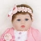 thumbnail image 3 of Muñeca Reborn Enadoll de vinilo de silicona realista de 40 cm para niña, 3 of 9