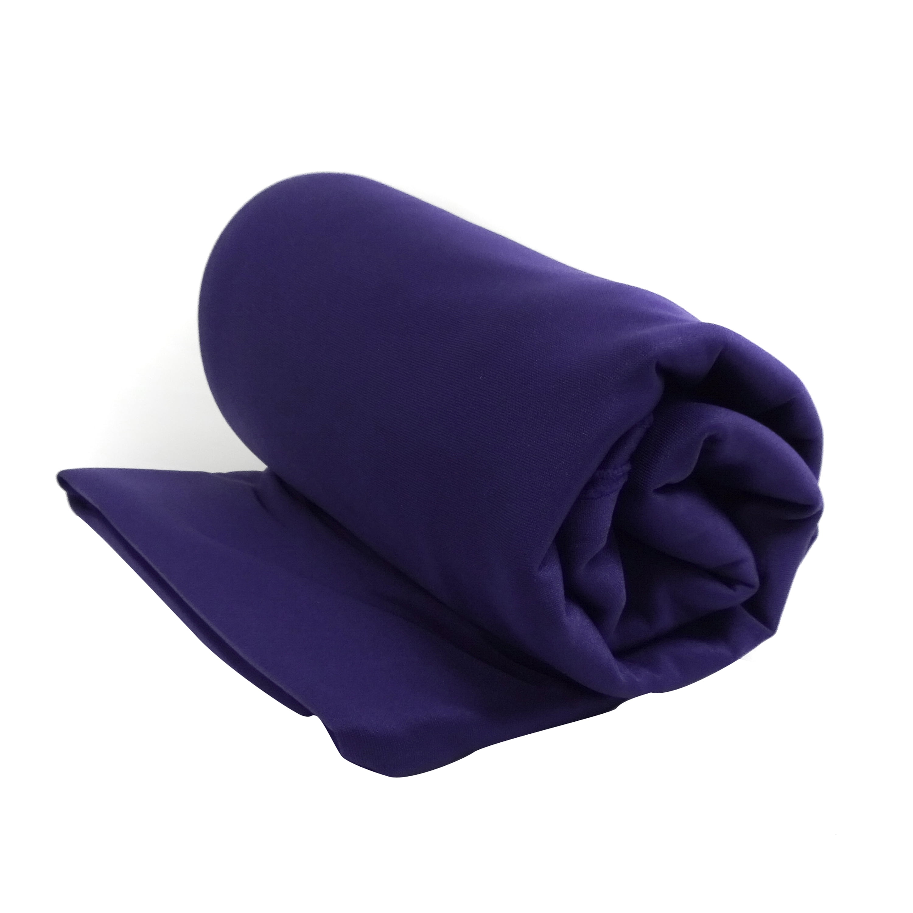 Shason Textile 60" x 1.5 yd Polyester Blend Spandex Polytechno Two Way Stretch Apparel Fabric, Purple