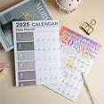 thumbnail image 6 of Calendario 2025, Tyeign Year Planner 2025 Wall Calendar (7.32*10.3In) Wall Planner with Calendar Weeks And Holidays Large Wall Calendars 2025 Wall Calendar Wall Calendar 2025, 6 of 9