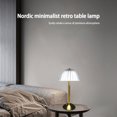 thumbnail image 4 of Luniquz 12" Touch Sensor Brushed Nickel Table Lamp, 4 of 7