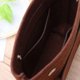 thumbnail image 1 of Portable Felt Cloth Cosmetic Bag Makeup Organizer for Storage Coffee, 1 of 2