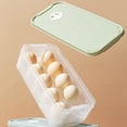 thumbnail image 3 of Caja de plástico para huevos, caja de almacenamiento de huevos, cesta de plástico para 10 huevos, caja de almacenamiento de huevos, para nevera (verde claro), 3 of 4