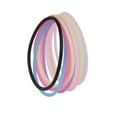 thumbnail image 3 of 10pcs Assorted Color Rubber Elastic Bracelet Hair Rope Ponytail Tie, 3 of 8