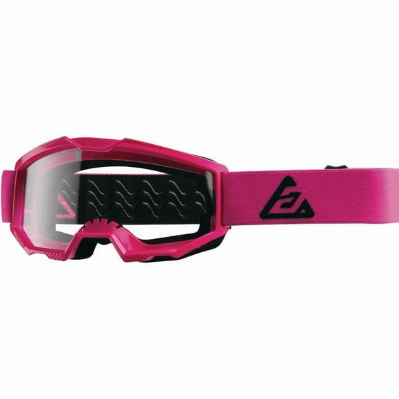 Answer Apex 1 Youth MX Offroad Goggles Pink w/Clear Lens