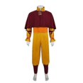 thumbnail image 1 of Aang Cosplay 5-Piece Set Anime Costume Halloween Disguise Carnival Party Costume for Adults!zz42, 1 of 4