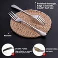 thumbnail image 4 of Dammyty 12 Pieces Dinner Forks Set, Upgrade Stainless Steel Salad Forks Silverware Set, 4 of 9