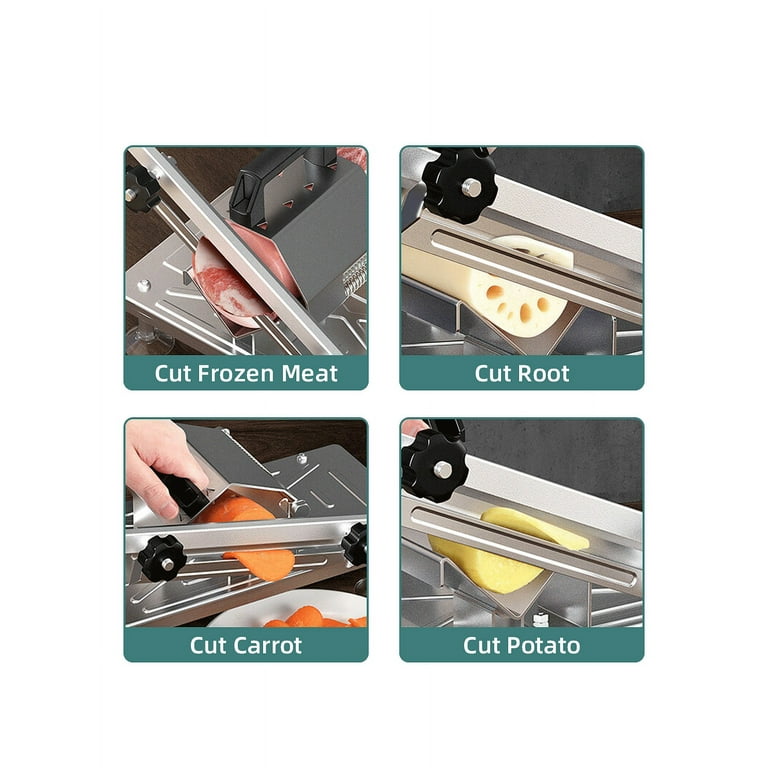 Manual Meat Slicer Beef Mutton Roll Cleaver Hand Slicing Machine