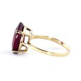 thumbnail image 3 of Galaxy Gold 18k Solid Yellow Gold Ring 7.5 ct Oval-Shaped Ruby-18K (10), 3 of 5