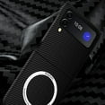 thumbnail image 2 of Allytech Magsafe Case for Samsung Galaxy Z Flip 5 6.7Inch, Carbon Fiber Magnetic Case Compatible with Magsafe Wireless Charging Support Rugged Protective Bumper Phone Case for Galaxy Z Flip5, 2 of 8