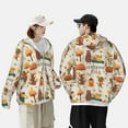 thumbnail image 6 of Sigee Autumn In The Forest Print UPF50+ Men's Sun Protection Hoodie Shirt SPF UV Shirt Long Sleeve Fishing Outdoor Lightweight, S-3XL, 6 of 9