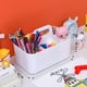 thumbnail image 2 of 1 organizador de escritorio (blanco): almacenamiento de escritorio perfecto para tijeras, lápices, bolígrafos, notas adhesivas y más, sistema de almacenamiento de oficina. Sailing Electrónica, 2 of 5