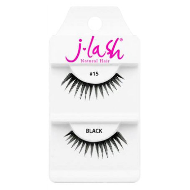 Pestañas postizas J Lash Daily #15 negras reutilizables hechas a mano