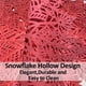 thumbnail image 3 of Manteles Individuales de de Nieve Decorativos, Manteles Rojos de de Nieve, Manteles de Cocina para Navidad, Vacaciones, Bodas, Decorativos A, 3 of 7