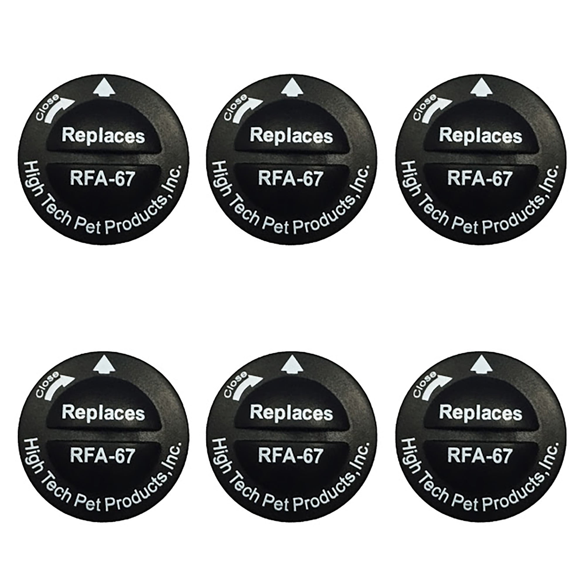High Tech Pet Replacement Battery for Petsafe Model RFA67 6Pack