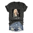 thumbnail image 2 of JINGTIAN Dolly Women's Shirt Country Music Graphic T-Shirt Vintage Western Tee Short Sleeve Crew Neck Nashville Concert Top for Fans, 2 of 6