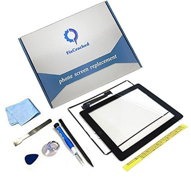 Include Home Button & Tool Kit-Black 9.7 Inch for iPad 2 Touch Screen Digitizer/Front Glass Screen Replacement 