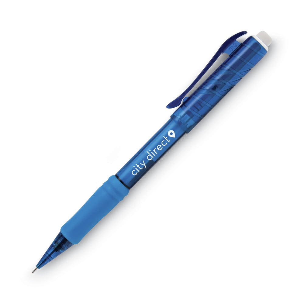 Pentel QE417C Twist-Erase EXPRESS Automatic pencl  0.70 mm  Blue Barrel  12 Pack