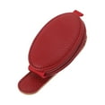 thumbnail image 1 of Clip para gafas de sol de coche Unique Bargains, magnético, universal, soporte para gafas de sol en el parasol, cuero PU rojo 10x5cm 1 Pcs, 1 of 1