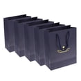 thumbnail image 6 of Toddmomy 5Pcs Wedding Bags Dark Blue Paper with Handles for Christmas and Important Events 8.9x6.9x3.1in, 6 of 8