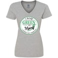 thumbnail image 3 of Inktastic I Wear Green for Myself- Cerebral Palsy awareness Women's V-Neck T-Shirt, 3 of 5