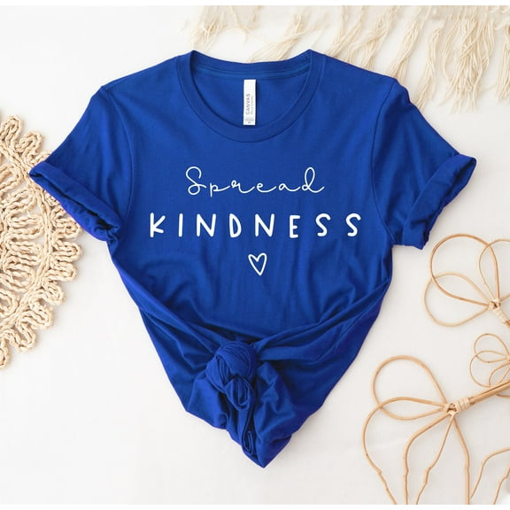 Spread Kindness T-shirt Be Kind Shirt Positive Top Dandelion Tee Social Worker Gift Vibes Shirts Women's Inspirational Flower Motivational For Women