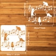 thumbnail image 2 of PET Hollow Out Drawing Painting Stencils for DIY Scrapbook Photo Album Cat Shape 30x30cm DIY, 2 of 7
