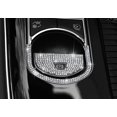 thumbnail image 1 of Bling Crystal Fashion Car Interior Bling Accessories for Jaguar XJ XF Car Parking Button 3D Rhinestone Decals Ring Car Bling Accessories Suitable for Ladies (Silver), 1 of 5