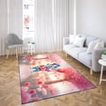 thumbnail image 4 of Happy Valentine’s Day Adorable Great Dane Puppy Holding Heart Balloon Indoor Rug Danes Dog Lover Gifts Carpet Living Bed Room Sofa Home Decor - 00030, 4 of 5