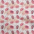 thumbnail image 1 of oneOone Cotton Silk Peach Fabric Florals Dress Material Fabric Print Fabric By The Yard 42 Inch Wide, 1 of 6