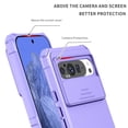 thumbnail image 6 of ELEHOLD Case for Google Pixel 9 Pro XL, Shockproof Full Body Case Built in Slide Camera Lens Cover & Invisible Kickstand,Purple, 6 of 11