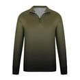 thumbnail image 4 of Maean Mens Quarter Zipper Tops Mock Neck Pullover Long Sleeve Casual Sweatshirts 2025 Clothes, 4 of 4