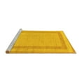 thumbnail image 2 of Ahgly Company Machine Washable Indoor Rectangle Solid Yellow Modern Area Rugs, 5' x 8', 2 of 4