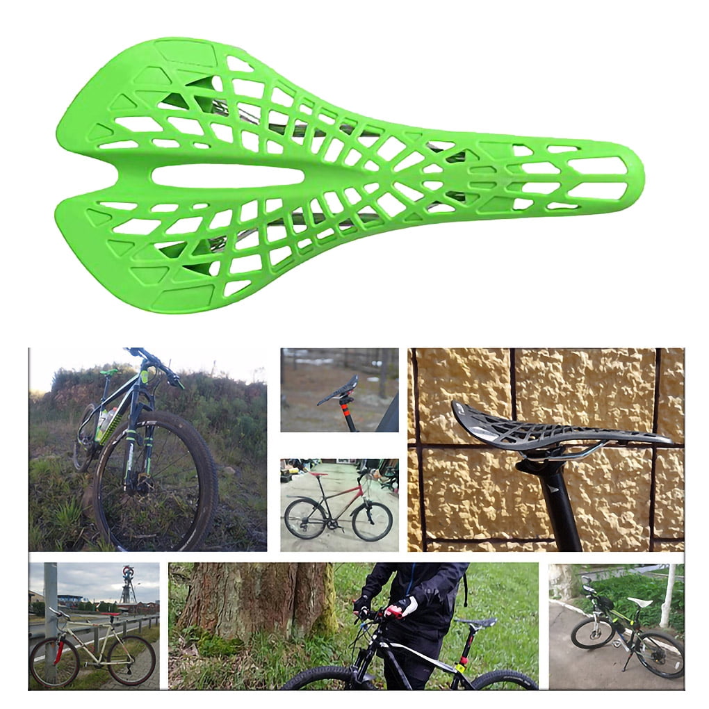 Selle de Velo de Montagne Vtt Route Design Creux Selle en Plastique Respirant Accessoire de Cyclisme Vert Walmart